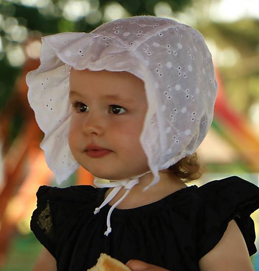 Letný detský čepček Laura s jednovrstvovým šiltom