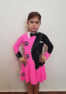 Detské oblečenie - Šaty na krasokorčuľovanie - 14755720_