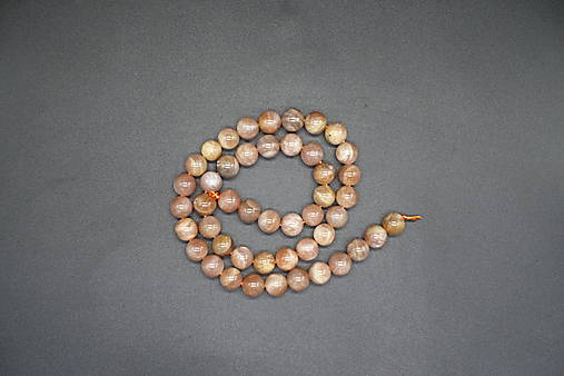 Minerály - Slnečný kameň III. 4-6-8-10-12 (48ks (8mm)) - 14756623_