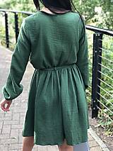 Šaty - Zavinovacie mušelínové šaty - 14756396_