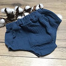 Detské oblečenie - Mušelínové čukotky - blue - 14758231_