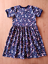 Detské oblečenie - Úpletové šaty s jednorožci - 14757971_