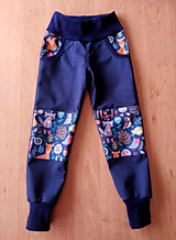 Detské oblečenie - Softshellové nohavice zvirátka  (104) - 14757993_