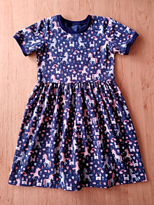 Detské oblečenie - Úpletové šaty s jednorožci - 14757972_