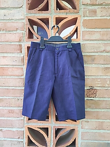 Pánske oblečenie - Pánske ľanové nohavice (rôzne farby) (krátke (po kolená)) - 14760728_