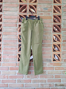 Pánske oblečenie - Pánske ľanové nohavice (rôzne farby) (dlhé) - 14760730_
