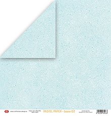 Papier - Scrapbook papier modrý  12 x 12 base 02 - 14763544_