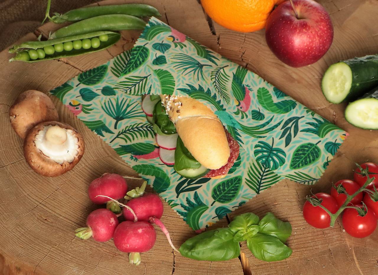 Voskobrúsok/vrecko papagáj rôzne rozmery (Obrúsok 30cm x 25cm)