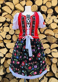 Šaty - Ľudový dámsky kroj “Olinka” s lajblíkom - 14762606_