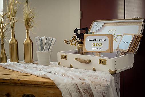 Darčeky pre svadobčanov - 3D rekvizity na fotenie - 14761834_