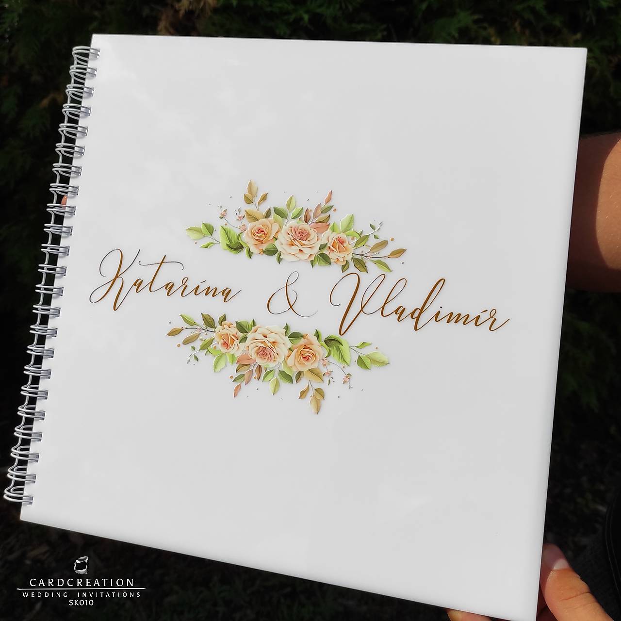 Svadobná kniha hostí SK010 (Veľkosť 30x30cm)