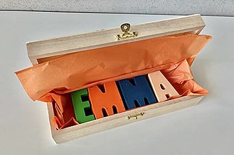Hračky - Voňavé voskovky s menom na želanie (4-písmenkové meno) - 14764144_