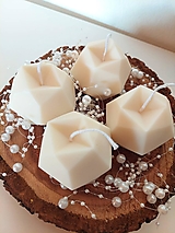 Sviečky - Adventné sviečky "jabĺčka" - set 4ks - 14764787_