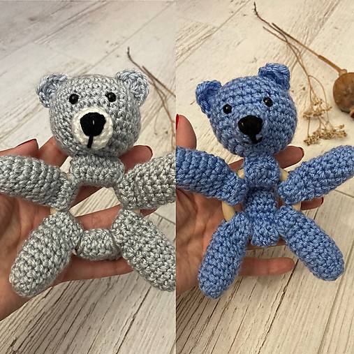 Hračky - Hŕkalka - pre deti / Háčkované zvieratká/ - 14765539_