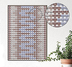 Grafika - Neobyčajná psia mozaika  (kávová abstrakcia) - 14765828_