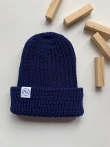 Detská čiapka  (Tmavo-modrá)
