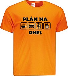 Pánske oblečenie - Plán na dnes .....  rybár (XL - Oranžová) - 14766233_