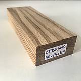 Polotovary - Zebrano / Zebra wood - 14766726_