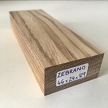 Polotovary - Zebrano / Zebra wood (2.)) - 14766954_