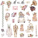 Papier - Scrapbook papier Mr & Mrs 8x8 - 14769261_