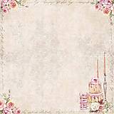 Papier - Scrapbook papier Mr & Mrs 8x8 - 14769262_