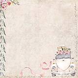 Papier - Scrapbook papier Mr & Mrs 8x8 - 14769264_
