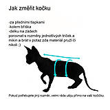 Pre zvieratá - Tričko sphynx žluté s kočičkami - 14771676_
