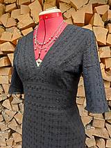 Šaty - Letné madeirové maxi šaty (rôzne farby) (Čierna 1) - 14771070_
