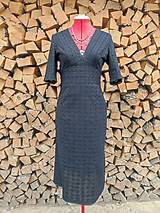 Šaty - Letné madeirové maxi šaty (rôzne farby) (Čierna 1) - 14771072_
