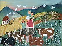 Obrazy - Moja dedina - 14770139_