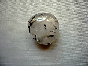 Minerály - Tr. – turmalín v křišťálu 19 mm, č.34 - 14771743_