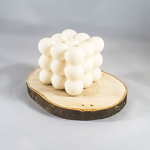Sviečky - Bubble candle - sójová sviečka - 14773601_