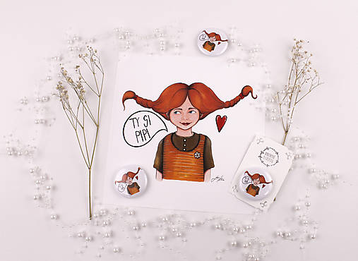 Kresby - Art Print PIPI - 14772143_