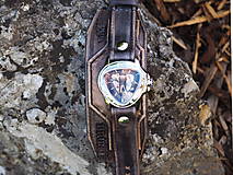 Náramky - Pánske kožené hodinky s venovaním, hodinky s textom - 14775724_