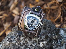 Náramky - Pánske kožené hodinky s venovaním, hodinky s textom - 14775732_