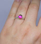 Prstene - Strieborný prsteň jadeit - 14775626_