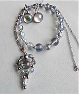 Sady šperkov - Aura krištáľ- sada šperkov - 14778045_