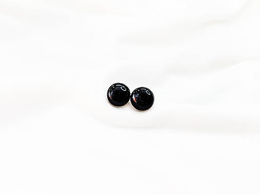 - KRUH-ové napichovačky- čierne - chirurgická oceľ  (10 mm) - 14779173_