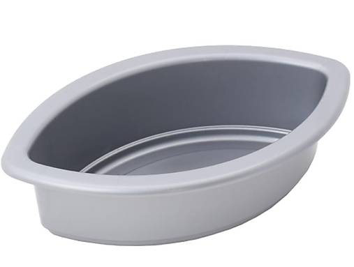 Iný materiál - miska na aranžovanie slza 30cm Dušičky- plast (Strieborná) - 14777461_