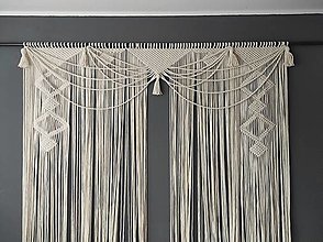 Úžitkový textil - Romantická záclona Alexandra - 14777321_
