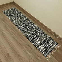 Úžitkový textil - Tkaný koberec sivý 55x200 - 14777843_