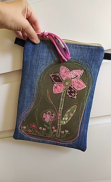 Kabelky - Kvetinová lúka, taška, obal na knihu.. - 14783735_