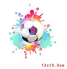 Galantéria - NZ102 Nažehlovačka futbalová lopta 12 x 10,3 cm - 14783672_