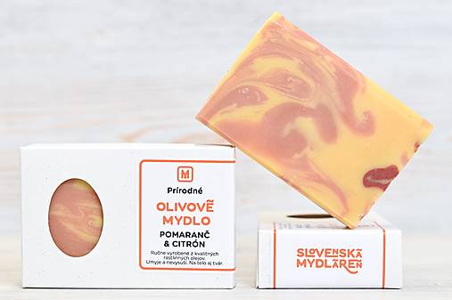  - Olivové mydlo: Pomaranč&citrón - 14782899_