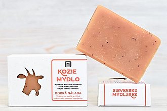 Telová kozmetika - Kozie mydlo v krabičke: DOBRÁ NÁLADA - 14783792_