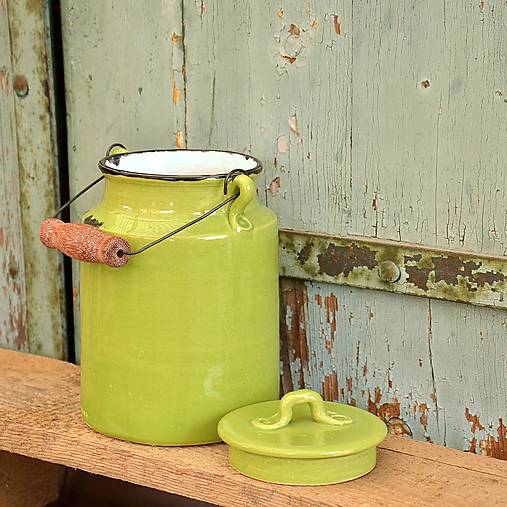 Nádoby - Keramická bandaska Zdena - 14783299_