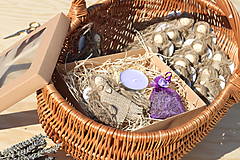 Darčeky pre svadobčanov - Levanduľové darčeky pre družičky s anjelikom - 14784269_