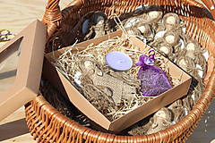 Darčeky pre svadobčanov - Levanduľové darčeky pre družičky s anjelikom - 14784284_