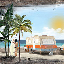 Grafika - Life in the caravan - grafika - 14784294_