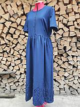 Šaty - Ľanové šaty - 3D lúka (rôzne farby) - 14785545_